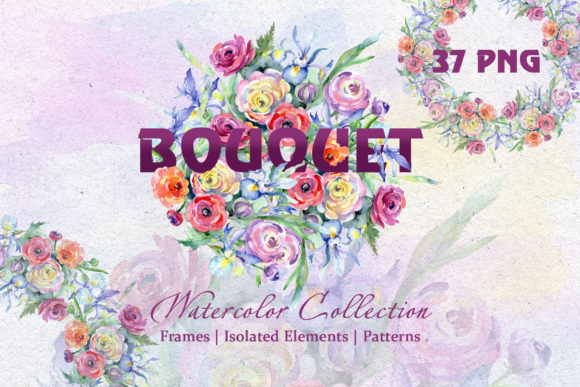 Bright Watercolor Bouquets: The Complete Guide to Floral Clipart for DIY Projects