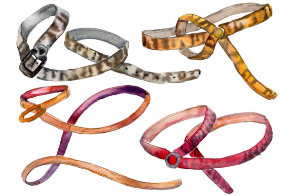Chains, Leather Belts Watercolor: A Practical Evaluation for Designers and Creators