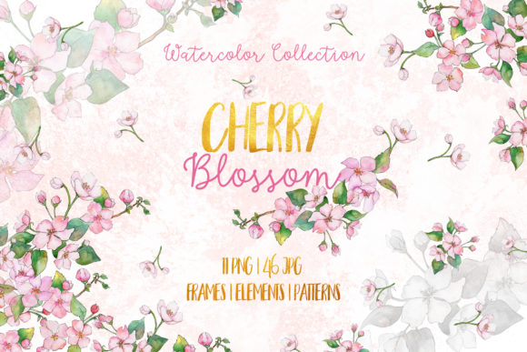 Cherry Blossoms Watercolor: A Complete Digital Asset Collection for Creative Projects