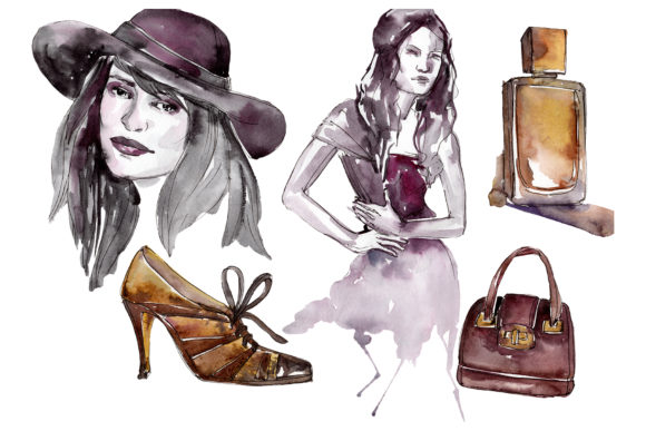 Fashion Surprise Collection Watercolor: A Creative Asset