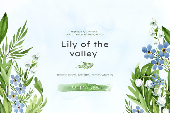 Lily of the Valley and Forget-Me-Nots Watercolor Clipart: A Complete Guide to Creative DIY Design
