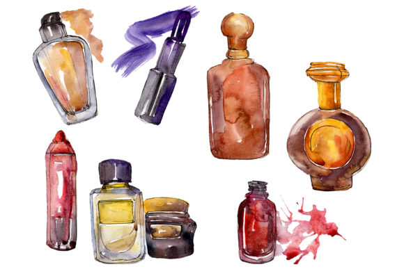 Ruby Fashion Collection Watercolor: Versatile Art for Creators