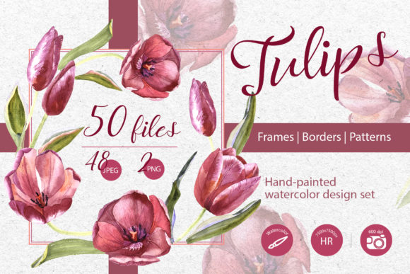 The Strategic Value of Hand-Painted Digital Assets: Why the Wildflower Red Tulips Watercolor Set Matters for Modern Creators