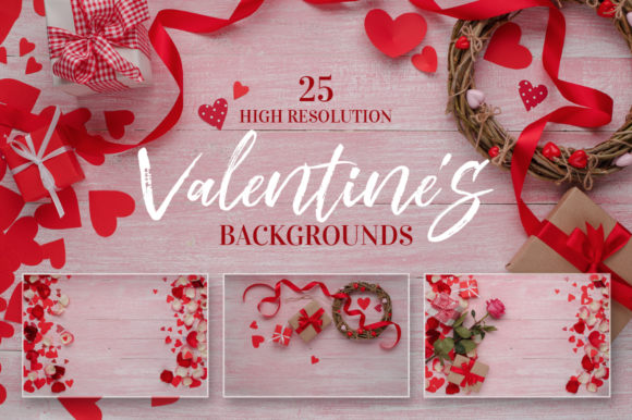 Valentines Day Love Celebration Set: Hand-Painted Clipart for Creative Projects