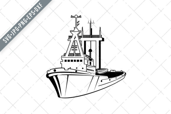 Why the Harbor Tugboat Tug Boat Tug Retro SVG Belongs in Every Designer’s Toolkit